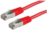 ROLINE Patchkabel Kat.6 Class E S/FTP PiMF rot 1m