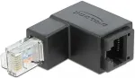 DeLOCK Adapter RJ45 St > RJ45 Bu Cat6 UTP unten gewinkelt