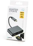 Platinet adapter USB-C - HDMI/VGA (45224)