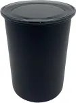 No name Airscape stainless steel aroma container medium, black matt