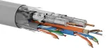 Q-LANTEC Multikabel Multimedia 2 x U/UTP kat.6 + 2 x RG6 1.13 + 2 x FO G657A1, LSOH Dca, szary 500m