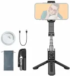 Hohem iSteady Q 4-in-1 Selfie Stick Schwarz mit 360 Grad - Rotation & Fernbedienung