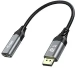 Equip 1.4 DisplayPort->HDMI 8K/ 60Hz St/Bu 0.15m gr