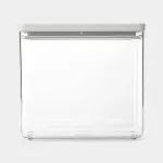 Brabantia Tasty+ Rectangular Canister 3.5 L Light grey, Transparent 1 pc(s)