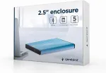 Gembird External drive case 2.5 USB 3.0 blue