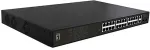 LevelOne GEP-2821 network switch Unmanaged Gigabit Ethernet (10/100/1000) Power over Ethernet (PoE) 1U Black