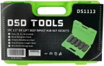 DSDTOOLS 1/2" L&Ouml;&Ouml;KIMUTRID 12-K&Uuml;LGSED S&Uuml;GAVAD VELJEMUTRIPEAD, 5TK DS1113