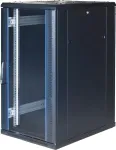 TOTEN 19" wall cabinet , 9U, 600x450, perforated door, black / W364099001 / 19-W6409P