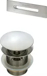Deante Bathtub accessories set - stopper and overflow
