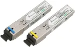 Extralink SFP WDM Modul 1.25G, 1.25Gbps, 1310/1550nm, Single Mode, 3km, SC, DOM, Paar, f&uuml;r HP/Aruba entwickelt