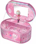 Pulio Oval music box Pecoware - Ballerina cat