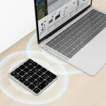 Klaviatuur Logilink Wireless 28-Tasten-Keypad BT 5.0, space-grau
