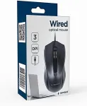 Hiir Gembird MUS-3B-01 mouse Office Ambidextrous USB Type-A Optical 1000 DPI
