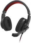 Hama HS-USB400 V2 Headset Wired Head-band Office/Call center USB Type-A Black, Red