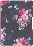 Herlitz kaustik flex A4/40+40 ruut ja joon Ladylike Flowers