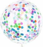 PartyDeco &otilde;hupall, diameeter 1 m, konfettidega