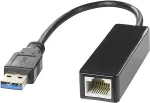 V&otilde;rgukaart DELTACO USB Hub 1xRJ45, 1xUSB 3.0, black / USB3-GIGA5