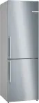 K&uuml;lmik Bosch KGN36VICT Serie 4 K&uuml;hl-Gefrierkombination 186 cm H&ouml;he EEK C Silber