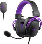 Havit H2002C+U - gaming headphones (black and purple)
