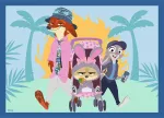 Trefl DISNEY ZOOTROPOLIS Puslede komplekt, 4 tk