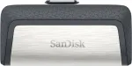 M&auml;lukaart Western Digital SanDisk Ultra Dual 64GB USB 3.1 / USB-C USB stick Gr&aring;