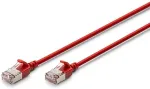 Digitus Patchkabel CAT 6A F/FTP Slim 0,50m rot
