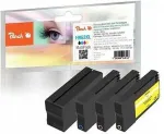 Tooner Peach Tindi komplekt HP Nr.963XL MultiPack OEM taaskasutatud must, ts&uuml;aan, magenta, kollane