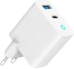 GEMBIRD CHARGER USB 65W 2PORT/TA-UC-PDQC65L-W-01