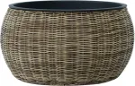 Home4you Lillepott WICKER D48xH26cm, helepruun