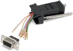 Startech .com Adapter DB9F to RJ45F, DB9 Female, RJ45 Female, Female/Female, Black