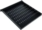 Digitus Adjustable shelf 19", 1U, depth 500-900 mm, load capacity 100kg, mounting in 4 points, black, screws in set.