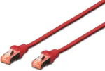 Digitus CAT 6 S/FTP Patchkabel, 10 St&uuml;ck, 0,5m, rot
