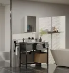 TOP E SHOP Topeshop POLA 1DL BIEL bathroom storage cabinet White