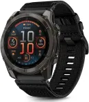 Tech-Protect kellarihm Nylon Classic Garmin fenix 5X/5X Plus/6X/6X Pro/7X/8 51mm, must