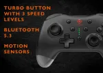 Hiir DELTACO Juhtmevaba minikontroller Switchile/PC-le/mobiiltelefonile/Teslale