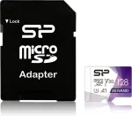 M&auml;lukaart Silicon Power microSDXC 128GB Superior Pro V30 + adapter