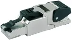 Teleg&auml;rtner RJ45-Steckverbinder MFP8 T568B Kat.6a (tief) AWG 27/7 - 22/7, 24/1 - 22/1, mit vormontierter Staubschutz - 1 St&uuml;ck (J00026A2001)