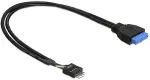 DELOCK Kabel USB 3.0 Pin Header Buchse > USB 2.0 Pin Header Stecker 45 cm