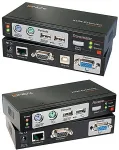Lindy Ca5 KVM pikenduskomplekt koos KVM-l&uuml;lititega USB-PS/2 VGA kuni 300m - 39378