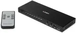 Lindy 4-pordiline HDMI-l&uuml;liti 8K60 eARC-iga