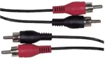 Schwaiger Audiokabel Cinch Verbindungskabel 10m Schwarz