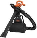 Black & Decker 3-in-1 garden vacuum cleaner/blower and shredder/ 2900W,390km