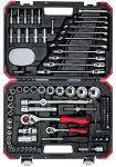 Gedore red Socket Set 1/4 + 1/2 92-pieces