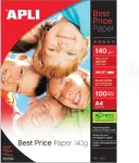 APLI Fotopaber Best Price A4 140g/m2, glossy, 100l, tindiprinterile