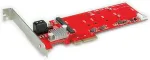 ROLINE PCIe Adapter RAID, 2x M.2+2x SATA