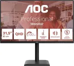 Monitor AOC Q32E4U 31.5IN IPS 80.01CM 2560X1440 4MS 16:9 HDMI BLACK