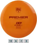 Discmania Discgolf Distance Driver Q-LINE PREMIER DD3 Orange 12/6/-1/2