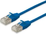 Equip Patchkabel Cat6A SlimFlex F/FTP 0.15m blau LSZH 2xRJ45 Polybeutel