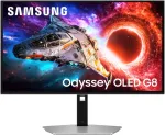 Monitor SAMSUNG LS27HG800SUXEN | 27 " | QD-OLED | 16:9 | 240 Hz | 0.03 ms | 3840 x 2160 pixels | 250 cd/m&sup2; | HDMI ports quantity 2 | Silver