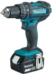 MAKITA DHP482RFX9 Borehammerbor/skruemaskine 18V 2 batterier inkluderet